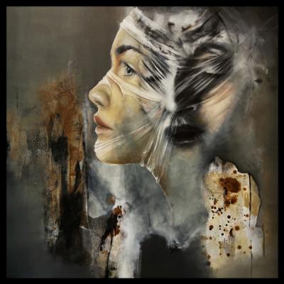 "Wielostany", olej na pł&oacute;tnie 80x80cm
Obraz nominowany do nagrody Vector Art Award 2022